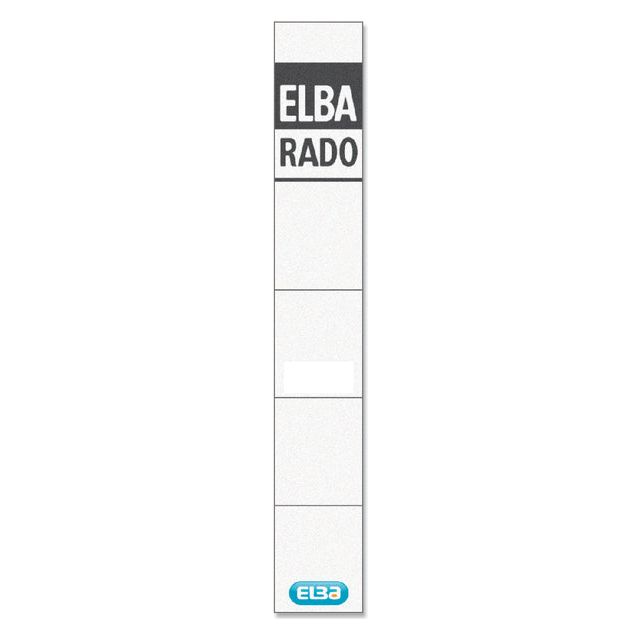 ELBA - Étiquette de tapis Elba Rado 24x159mm blanc | Prendre un 10 morceau