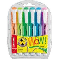 STABILO - Highlighter Swing cool 275/6 assorted case of 6 pieces