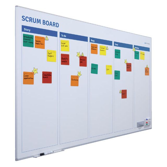 Visual SMIT - Scrum Board + Terkit Scrum 90x120cm | 1 pièce