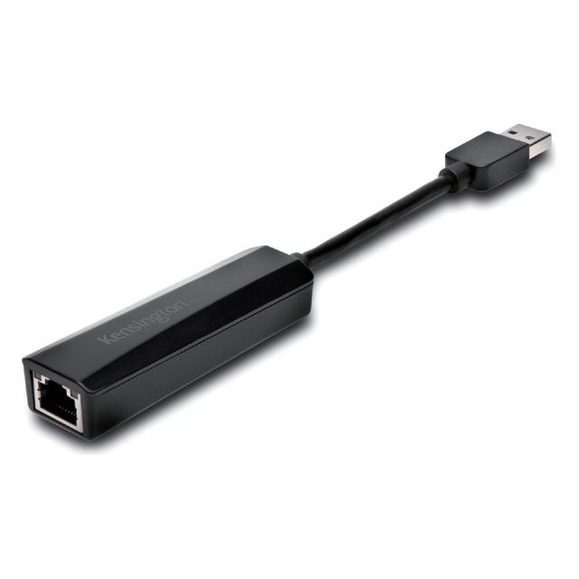 Kensington - Adaptateur Ethernet Kensington USB 3.0 Black | 1 pièce