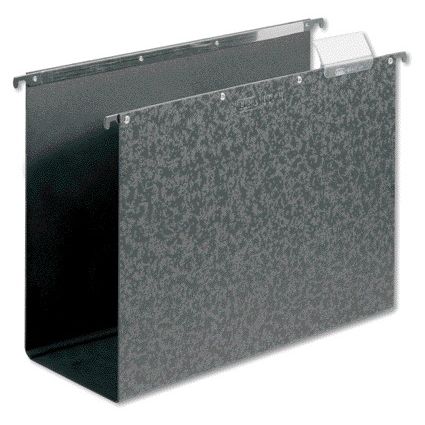 Elba - Hanging folder Vertic A4 80mm hardboard black