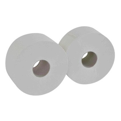 Cleaninq -  Toiletpapier  t2 jumbo klein 12x170m wit