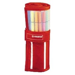 STABILO - Fineliner Stift 68/30 Rollenset rot sortiertes Set à 30 Stück
