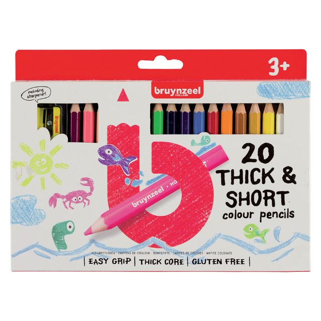 Bruynzeel - crayon coloré Bruynzeel Kortjakje Ass | Blister une pièce de 20