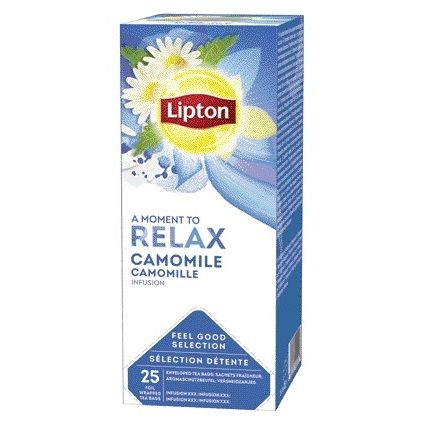 Lipton - Thé Relax camomille 25x1.5gr | 6 pièces