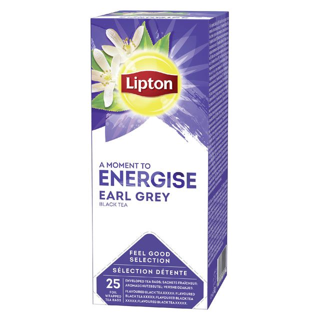 Lipton - Tea Lipton dynamiser Earl G 25x1.5gr | Prendre 25 pièces