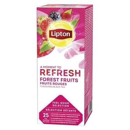 Lipton - Tea Refresh fruits des bois 25x1.5gr | 6 pièces
