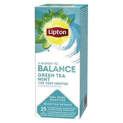 Lipton - Té té verde menta 25x1.5gr | 6 piezas