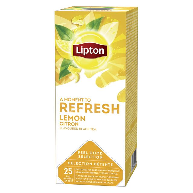 Lipton - Tea Lipton Refresh Lemon 25x1.5gr | Prendre 25 pièces