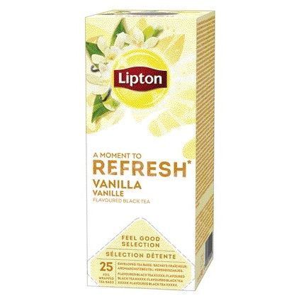 Lipton - Tea Refresh vanilla 25x1.5gr
