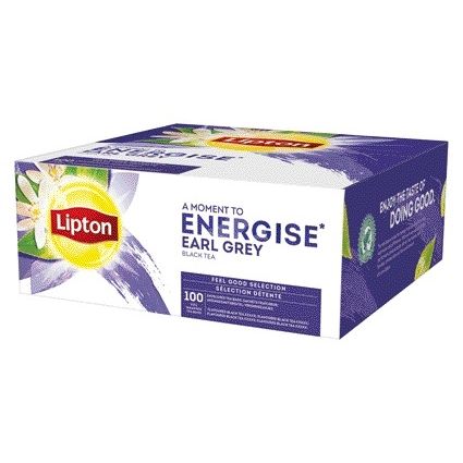 Lipton - Thé Energize earl g 100x1.5gr | 12 pièces
