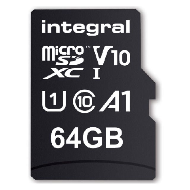 Integrale - carte mémoire Integrale Micro V10 64 Go | Blister un 1 morceau