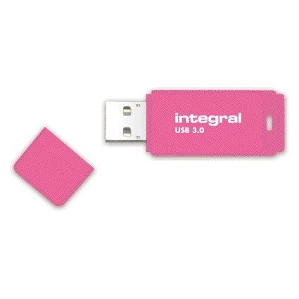 Integral - USB stick 3.0 64GB neon pink
