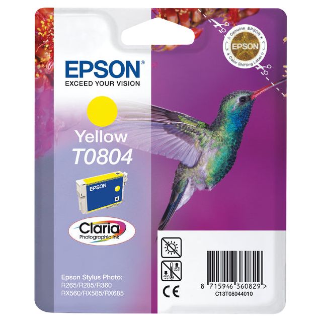 Epson - Inkcartridge Epson T0804 Yellow | 1 Stück