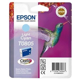 Epson - Cartuccia d'inchiostro T0805 azzurro
