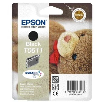 Epson - Tintenpatrone T0611 schwarz