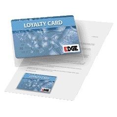 Djois - Business card bag 105x60mm self-adhesive top open transparent 100 pieces