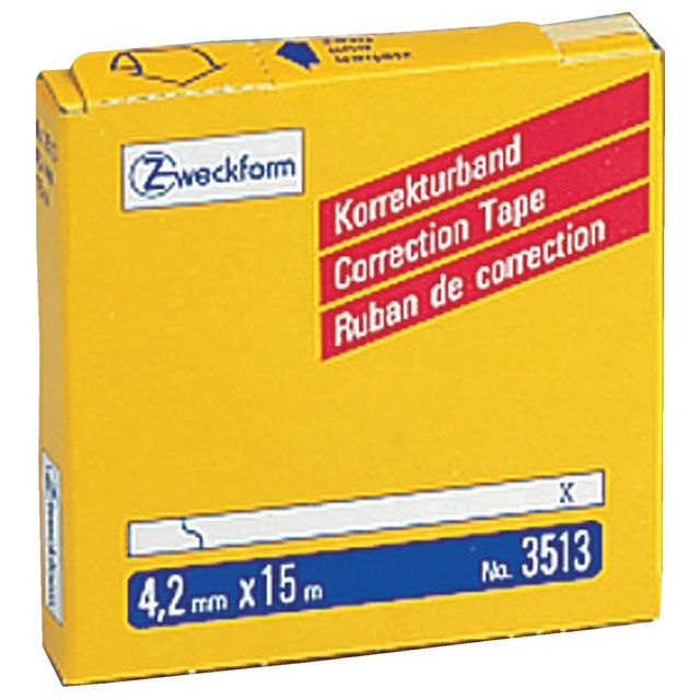 Avery Zweckform - Correctione Zweckform 3513 4,2mmx15m 1 Regel | 1 Stück