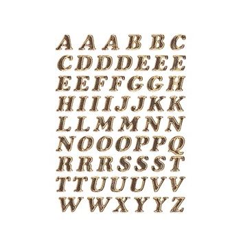 HERMA - Etiqueta 4192 letras 8mm A-Z lámina dorada 61 piezas