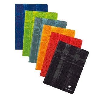 Clairefontaine - Notebook 165x210mm line 72 pages 80gr assorted