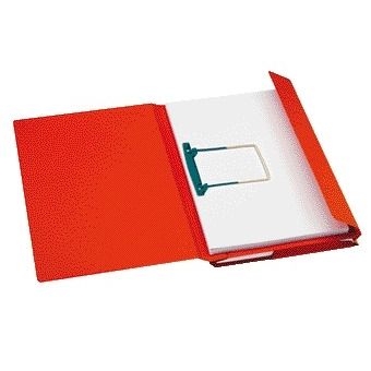 Jalema - Dossier combiné folio 1 rabat 270gr rouge | 10 pièces