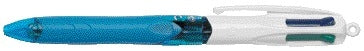 BIC -  4-kleuren balpen  grip m lichtblauw