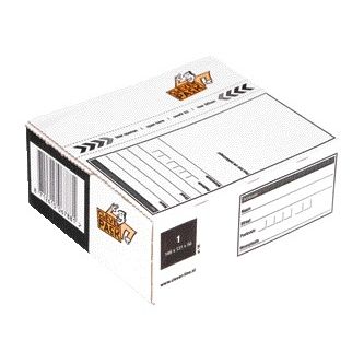 CleverPack -  Postpakketbox 1  146x131x56mm wit | 5 stuks