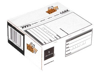 Cleverpack -  Postpakketbox 1  146x131x56mm wit