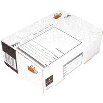 CleverPack - Caja para paquete postal 3 240x170x80mm blanco | 5 piezas