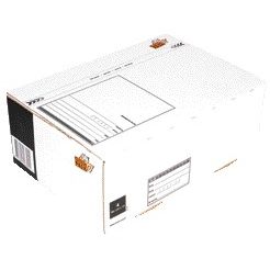 CleverPack - Postpaketkasten 4 305x215x110mm weiß