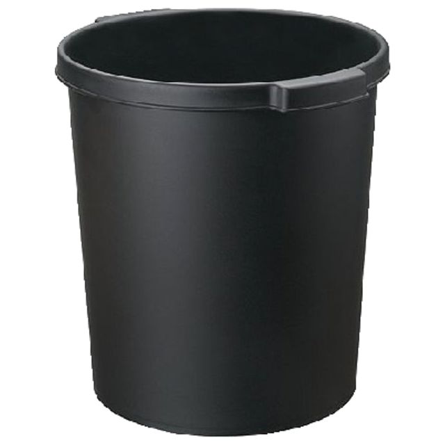 Jalema - Paper bin re -solution 15 litres noirs | 1 pièce | 10 morceaux