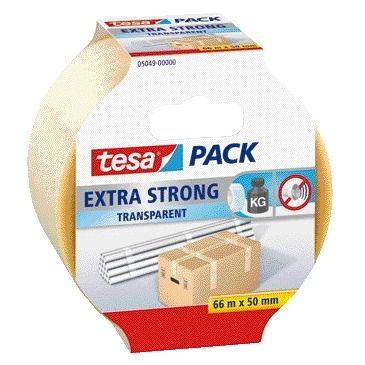 Tesa - Confezione pack® Extra Strong 66mx50mm PVC trasparente