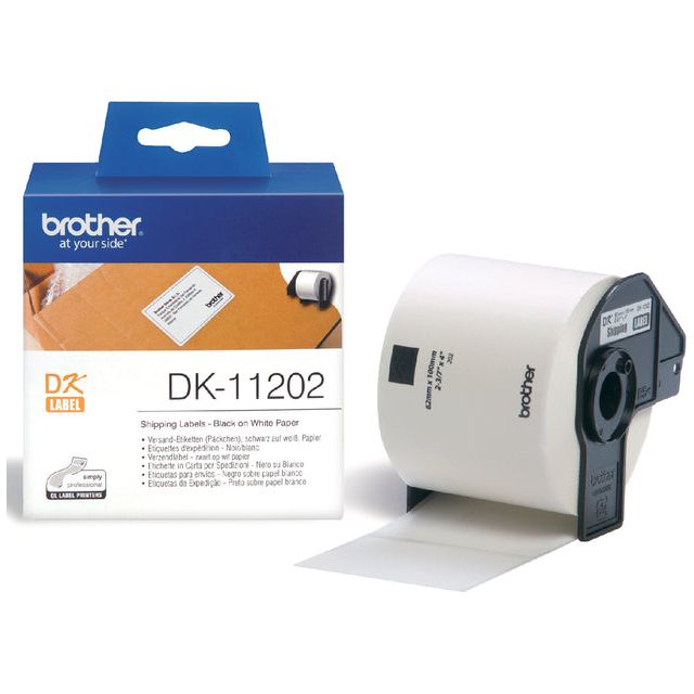 Frère - Label DK -11202 62x100mm Étiquette d'expédition 300 pièces