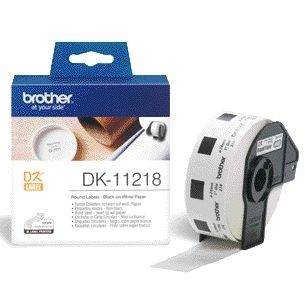 Brother -  DK-11218 printeretiket Wit