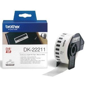Brother - Etiqueta DK-22211 continua 29mm 1 rollo de 15m blanca