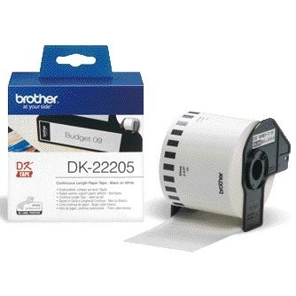 Brother - Etichetta DK-22205 continua 62 mm 1 rotolo da 30 m bianco