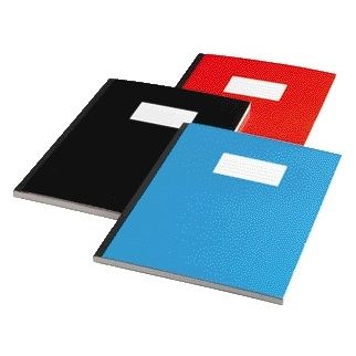 Qbasic -  Schrift a4 harde kaft lijn 160blz ass | 10 stuks