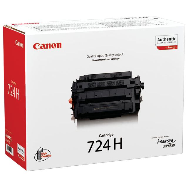 Canon - Tonercartridge Canon 724H Schwarz