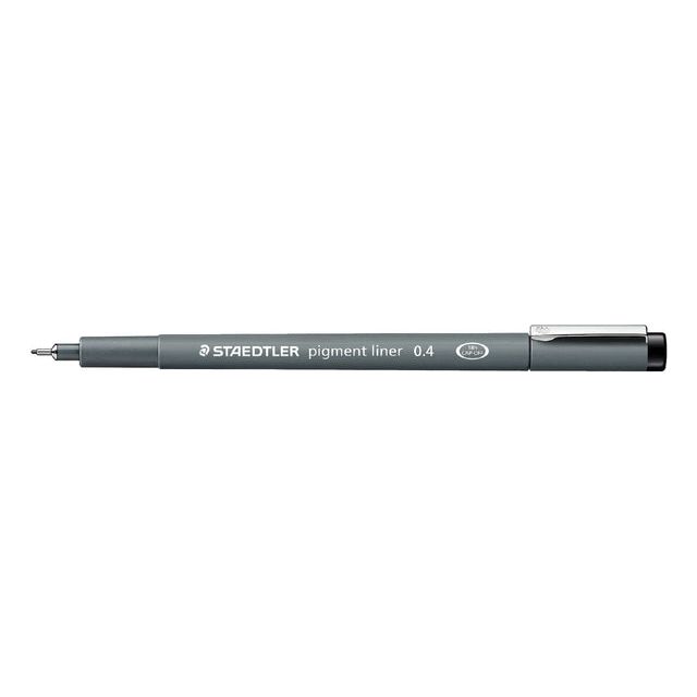 Staedtler - Fineliner Pigment 308 zwart 0.4mm | 10 stuks