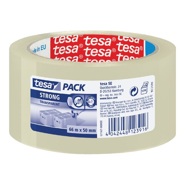 TESA - Verpackungspaket stark 60mx50 mm pp tr | Stück A 1 Roll