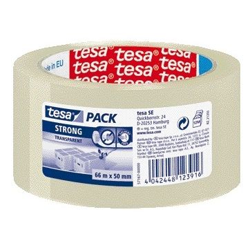 Tesa - Confezione pack® Strong 66mx50mm PP trasparente