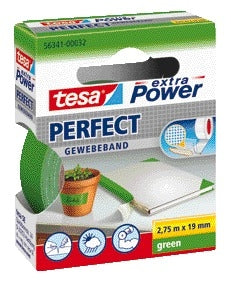 Tesa -  Textiele perfect 2.75mx19mm groen