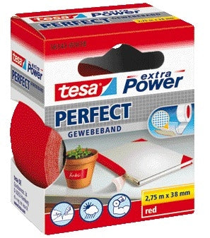 Tesa - Textile ® extra Power Perfect 2.75mx38mm red
