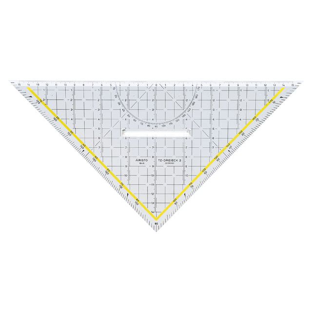 Aristo - Geodriehoek Aristo 1648/2 avec poignée 325 mm | 1 pièce