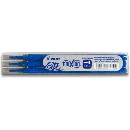Pilot -  Rollerpenvulling  friXion fijn blauw set à 3 stuks