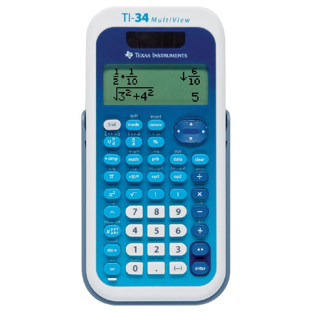 Texas Instruments - Taschenrechner Texas Ti -34 Multiview | Blasen Sie ein 1 Stück