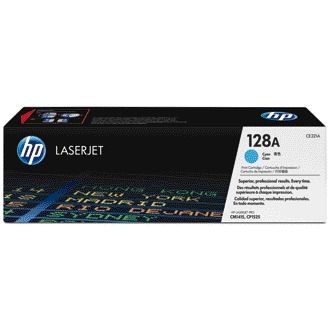 HP - Cartucho de tóner ce321a 128a azul