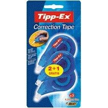 Tipp-Ex - Corrección lateral 4,2mmx12m blister 2+1 gratis