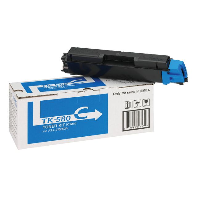 Kyocera - Toner Kyocera TK -580C Bleu | 1 pièce