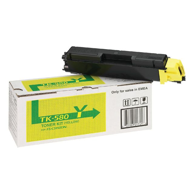 Kyocera - Toner geel TK580Y - 2800 pagina's - 1T02KTANL0